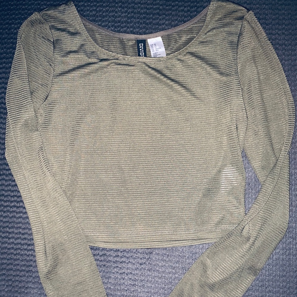 Long Sleeve Crop Top